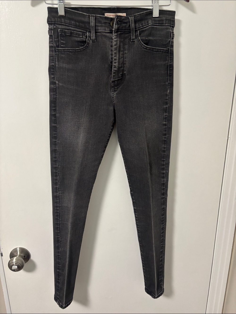Levi's Women's Washed Black Skinny Jeans